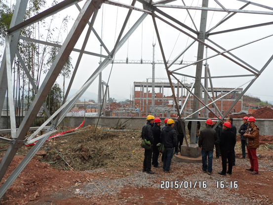 高县陈村110kV输电工程完工