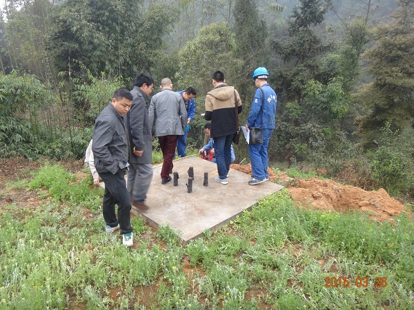 500kV天坡一线迁改工程基础顺遂通过中心验收