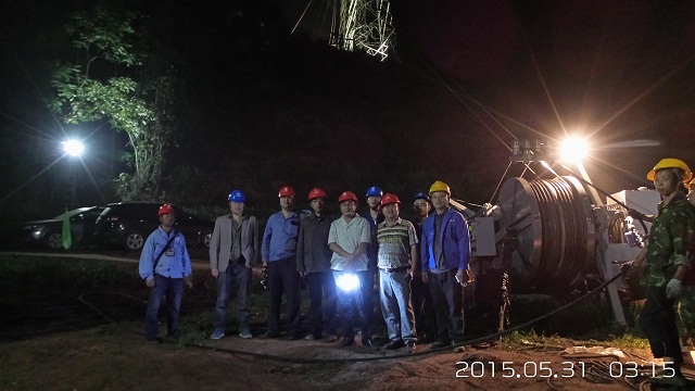 500kV天坡一线迁改工程顺遂通过完工验收