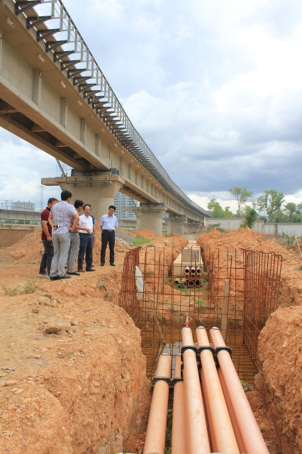 公司向导检查云南分公司施工现场