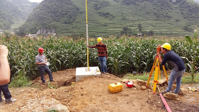 镇雄~以勒110kV线路工程通过基础中心验收