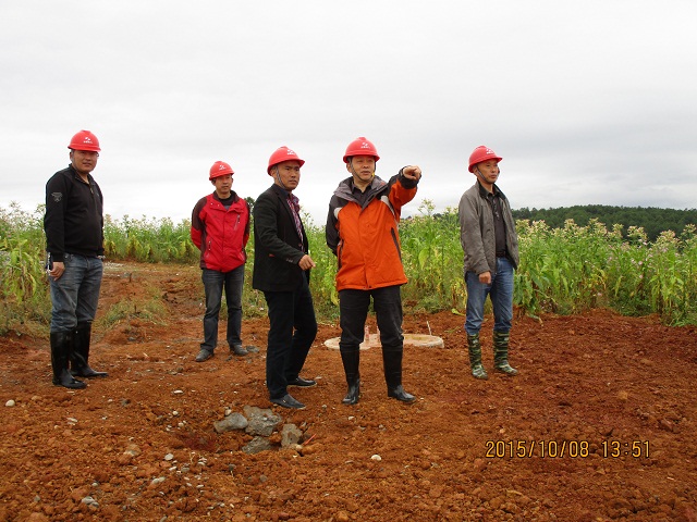 公司总司理前往盐源县塘泥湾光伏电站220千伏送出工程