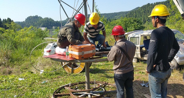 500kV南谭二线OPGW光缆刷新工程恢复送电