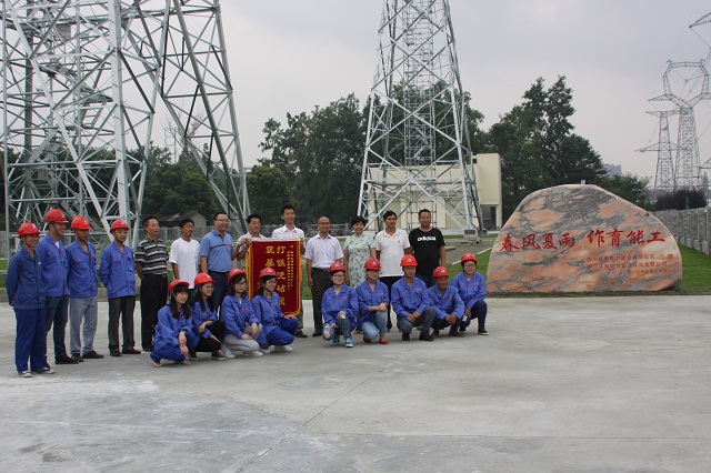 国网四川省电力公司特高压实训线基地举行完工仪式