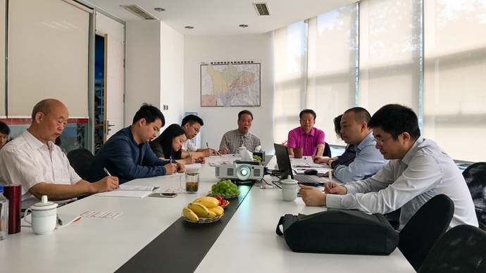 中国民族证券有限责任公司乐山区域分公司向导到集团公司交流座谈