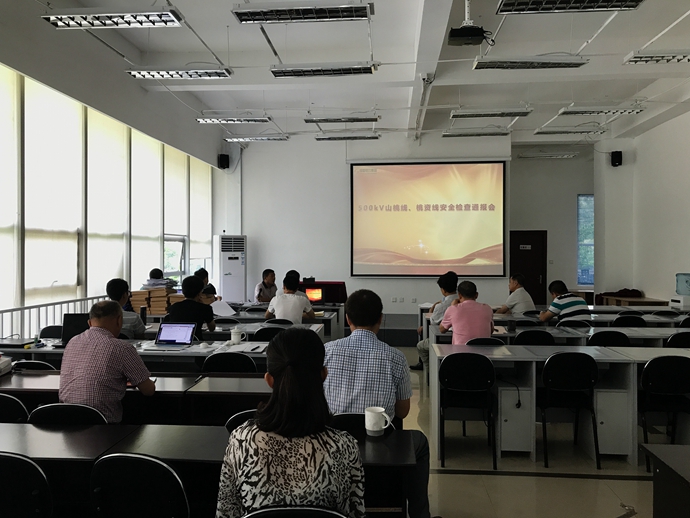 公司召开500kV山桃线、桃资线清静检查转达会