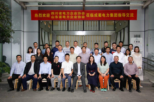 四川省电力企业协会与山东省电力企业协会莅临奇发28电力集团指导交流