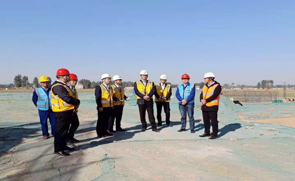 安阳永和220kV升压站项目部接受业主单位向导检查