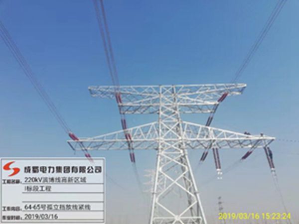 220kV滨博线工程完工投运