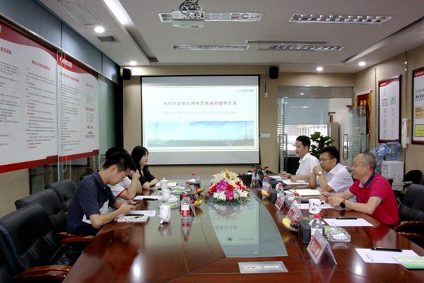 邮政储备银行高新支行向导一行来我司考察交流