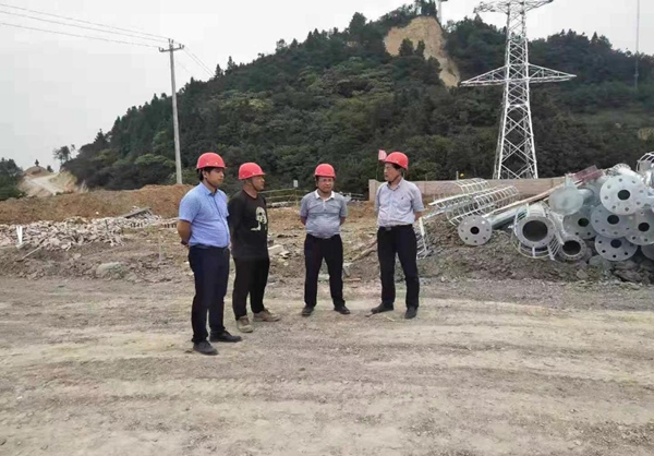 集团公司向导赴凯里万潮风电项目指导事情