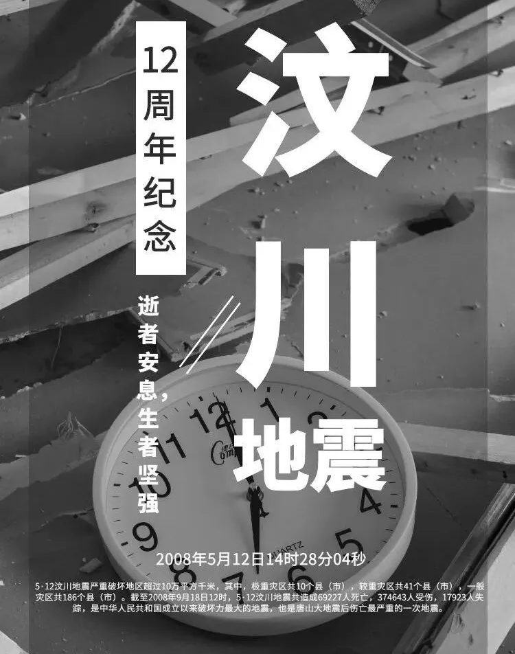 铭刻512大地动 | 防灾减灾，，，，，，，，从我做起！