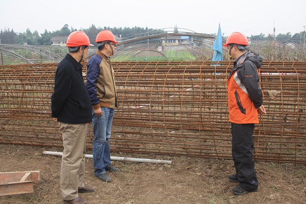 陈云总司理一行到石眉线检查指导事情