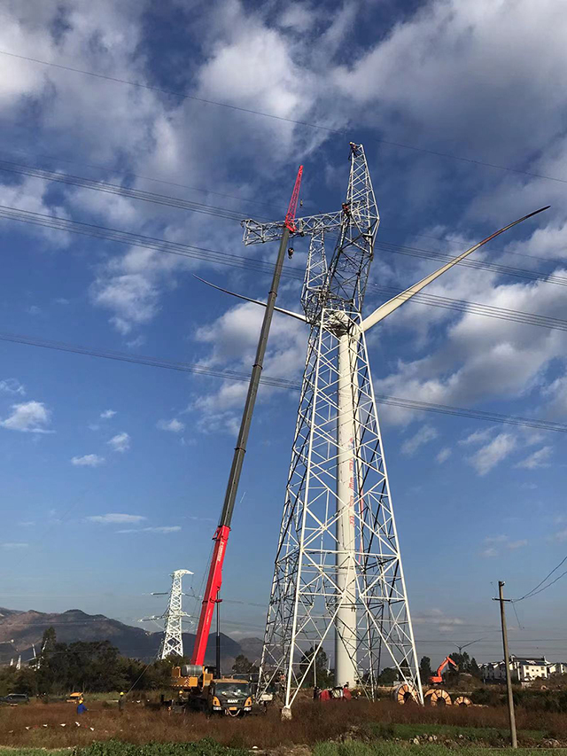 成昆铁路峨眉至米易段扩能刷新工程500kV电力线路迁改工程乐成投运