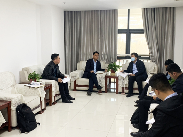 奇发28电力集团智慧能源科技常务副总孟琳一行赴彬州市开展生物质工业交流