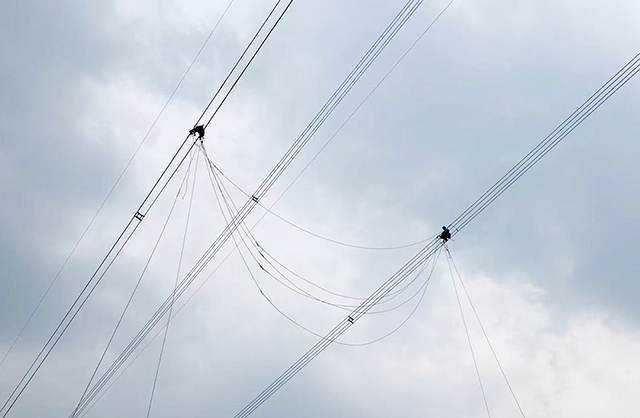 500kV广蜀一线倾轧地线大修工程顺遂完工