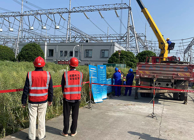 500kV广蜀一线倾轧地线大修工程顺遂完工