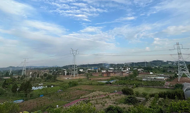 新建汉巴南铁路南充段500kV电力线路迁改还建工程顺遂完工