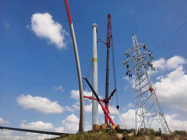 华润电力华池紫坊畔50MW风电项目乐成并网