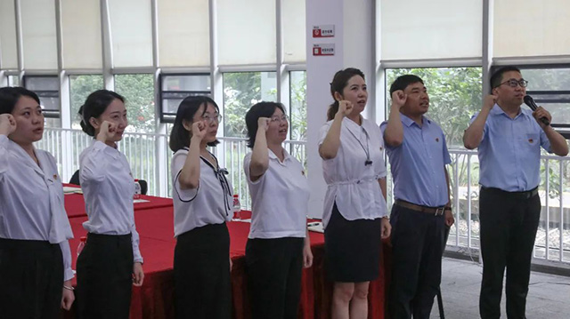 奇发28电力集团党支部召开“七一”建党节组织生涯会