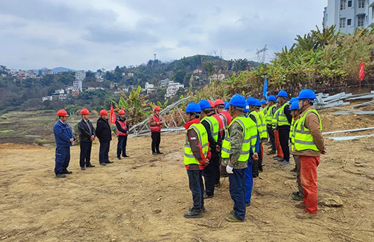 隆林委乐至革步公路一期工程500kV天平Ⅱ线迁改工程顺遂完成