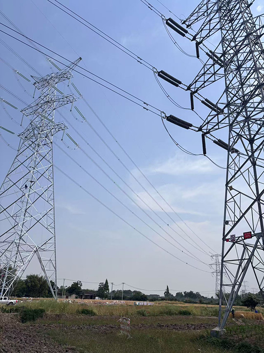 500kV谭邡一二线电力线路迁改工程送电投运